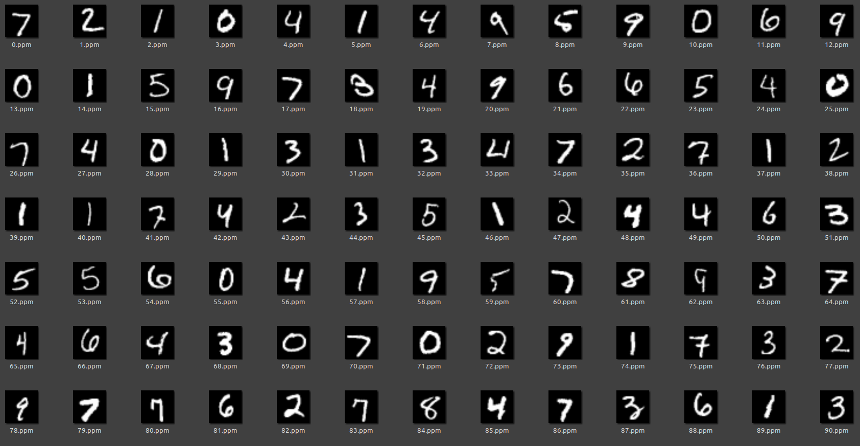 directory full of digits