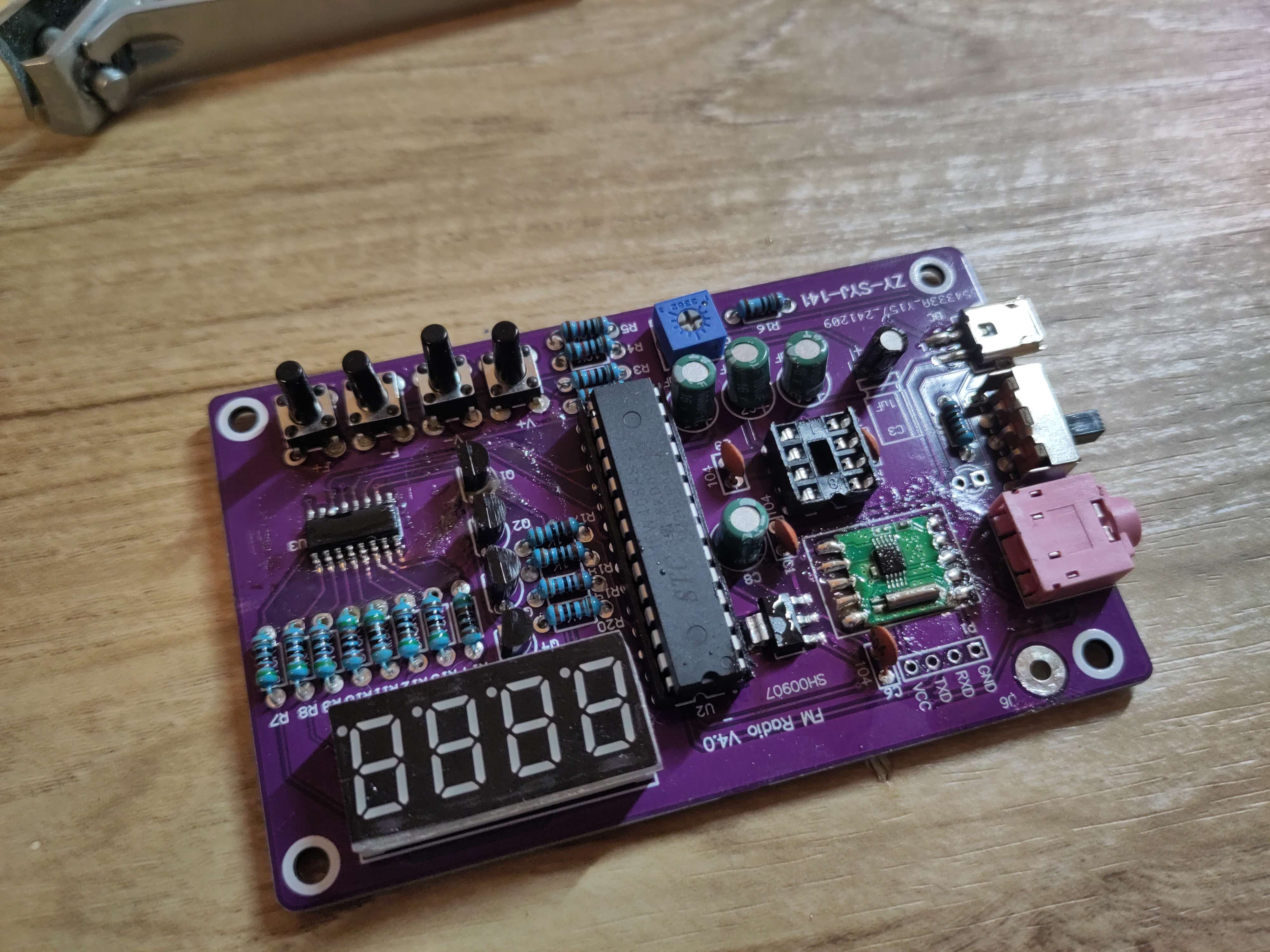 Image of my board with all the components