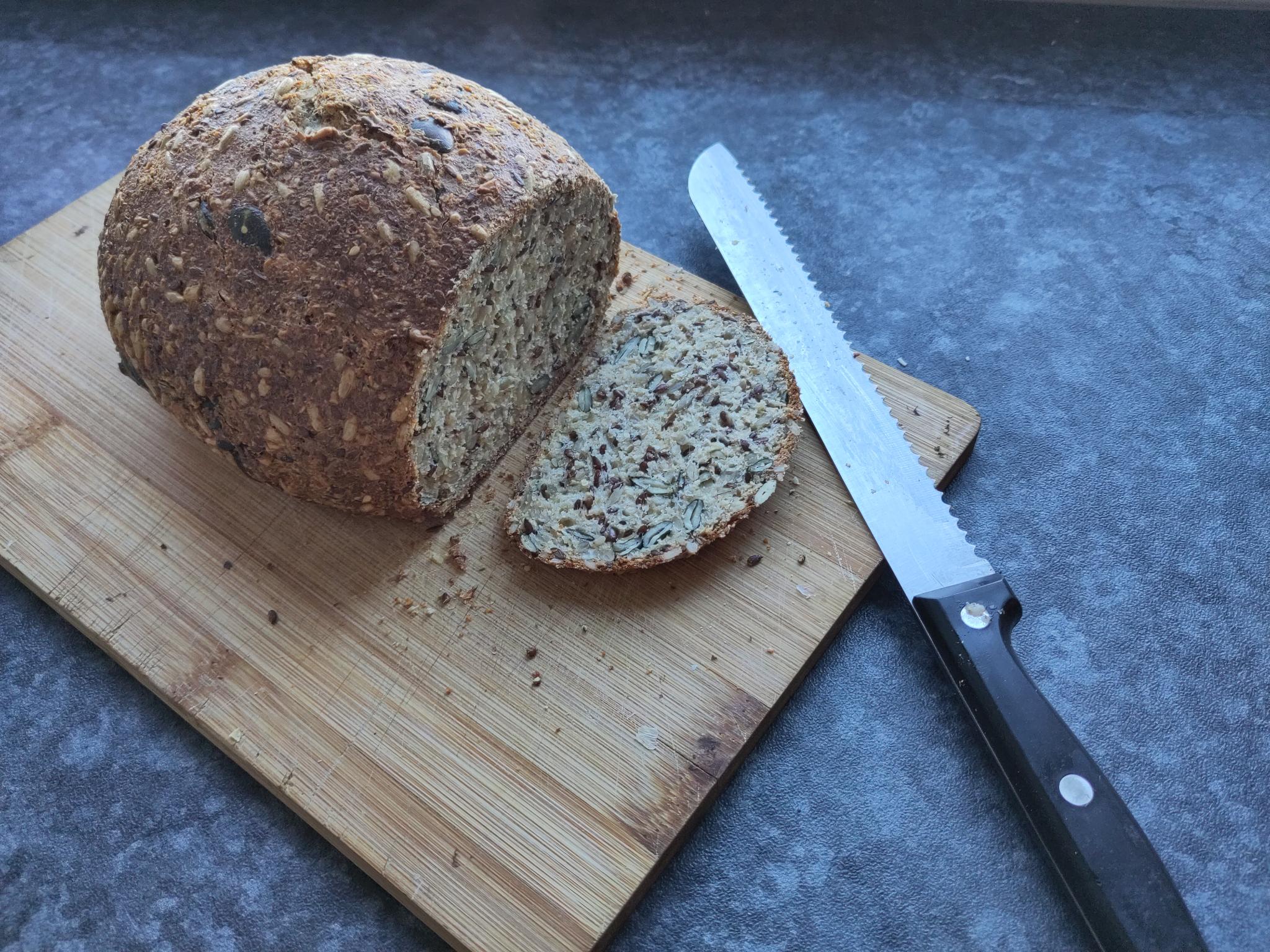 A slice of the bread