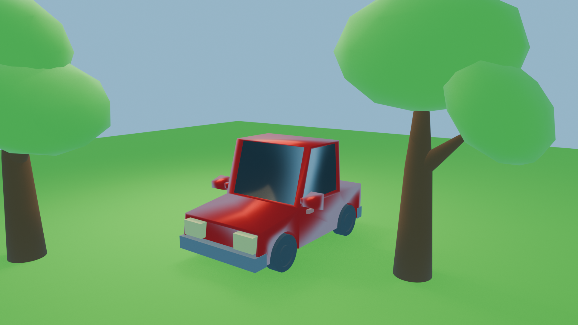 Image of a Blender car