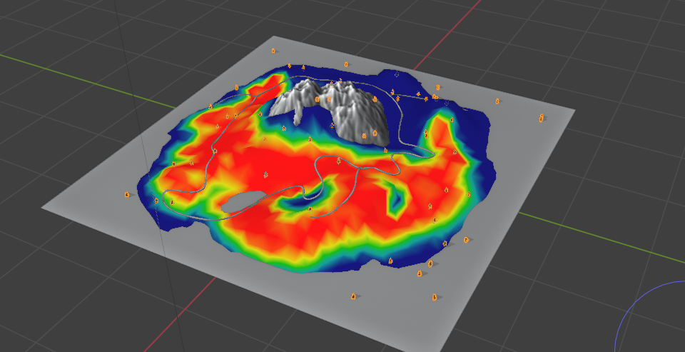 Forest maps for geometry nodes
