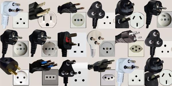 Power outlets around the world